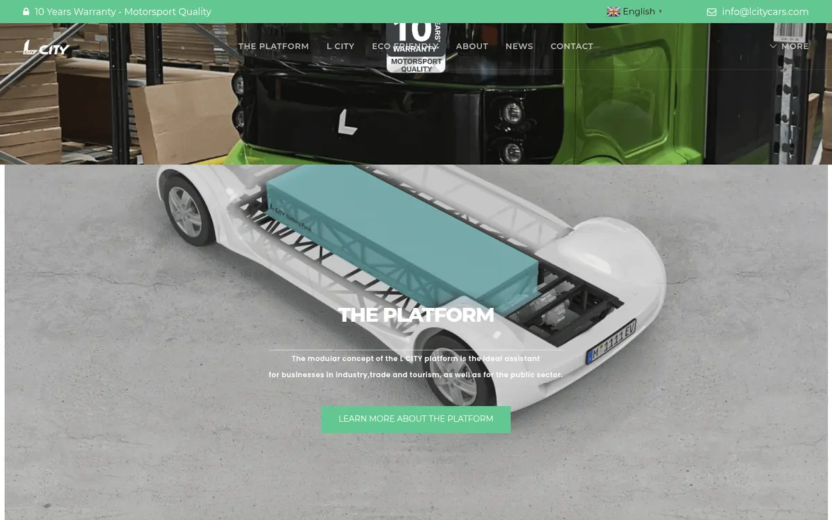 L City Cars — сайт, изработен от Weber BG