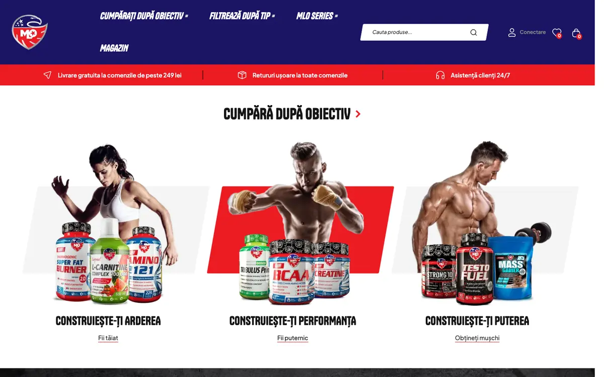 MLO Romania — сайт, изработен от Weber BG